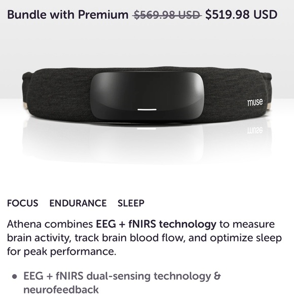 New in box Muse the brain meditation band - Picture 2 of 2